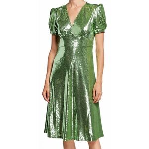 NWT HVN brand “Paula” v neck sequin dress sz 6